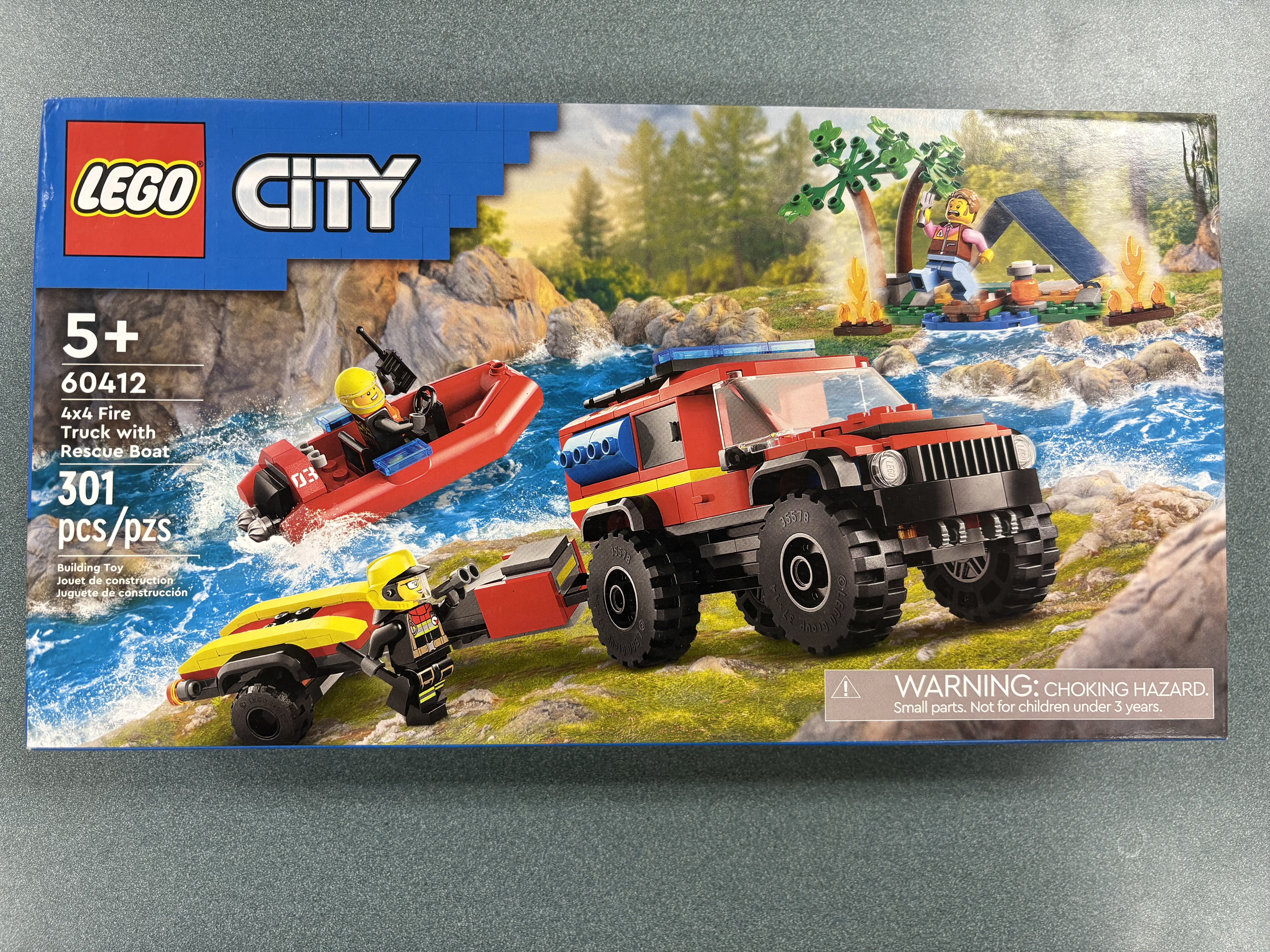 Lego City Fire Truck and Rescue Boat